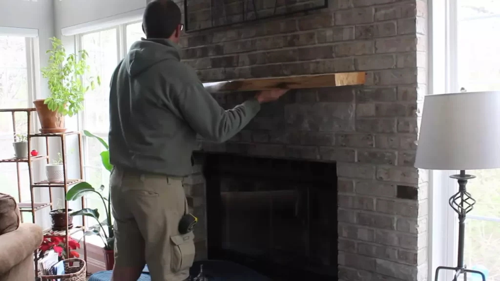 How to Install Fireplace Mantel on Brick