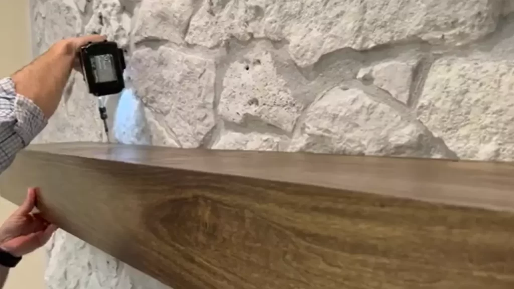 How to Install Mantel on Stone Fireplace