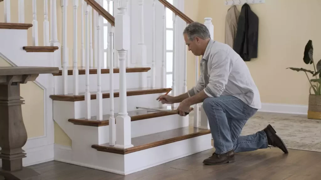 How to Install Carpet Runner on Stairs With a Landing