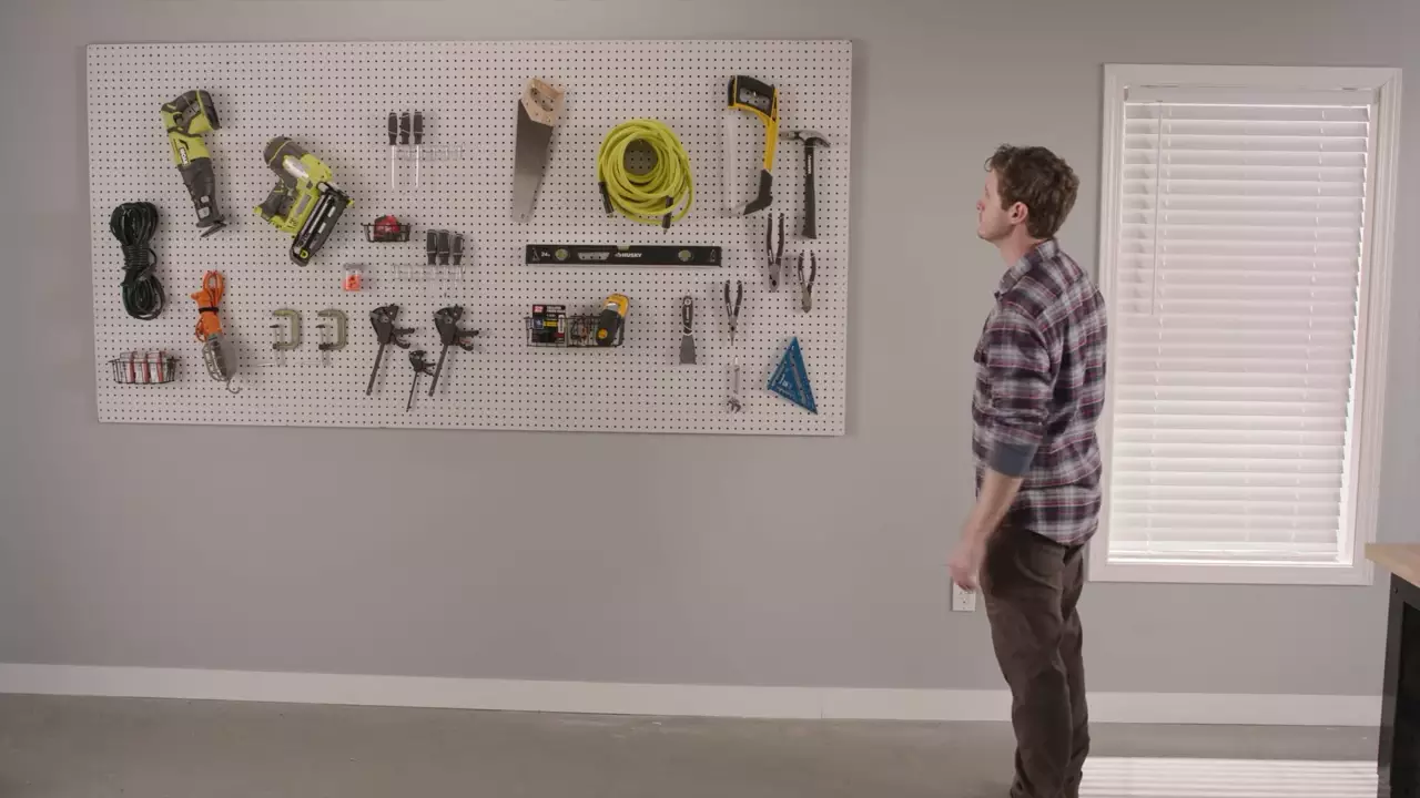 How to Install Pegboard on Wall