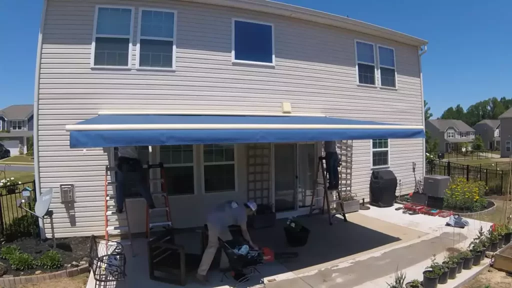 How to Install Retractable Awning on Vinyl Siding