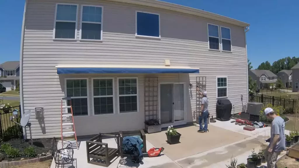 How to Install Retractable Awning on Vinyl Siding