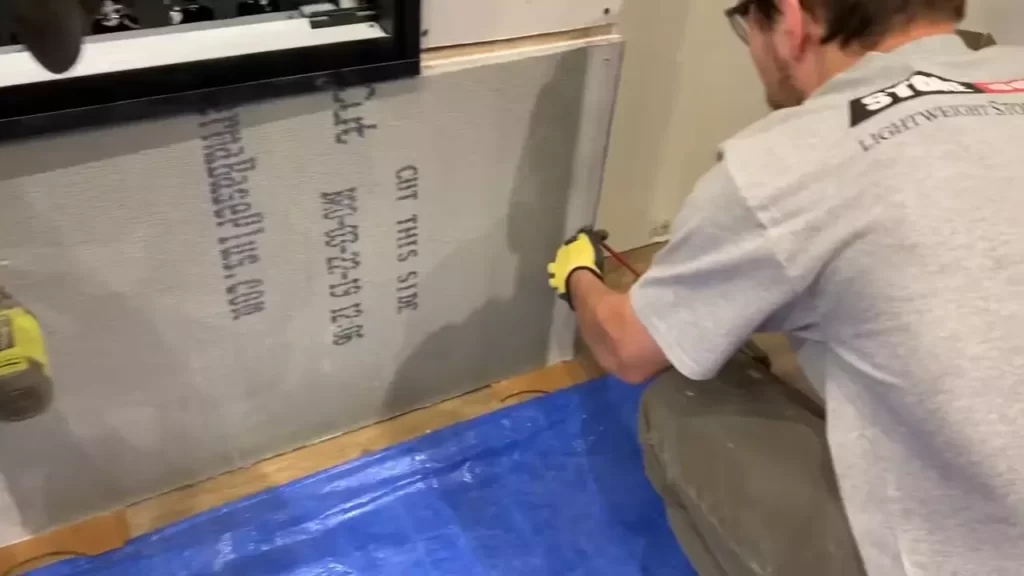 How to Install Stone on Fireplace Wall