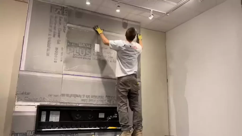 How to Install Stone on Fireplace Wall