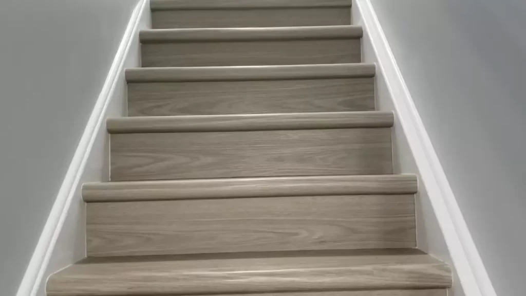 How to Install Vinyl on Stairs With Nosing