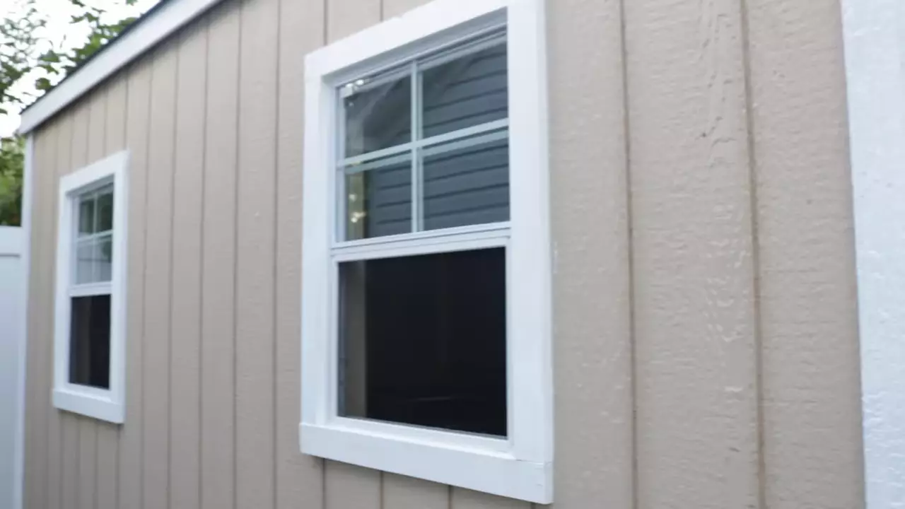 How to Install Window in Shed