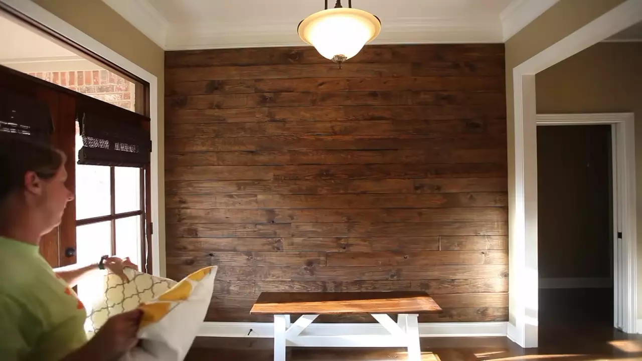 How to Install Wood Planks on Wall