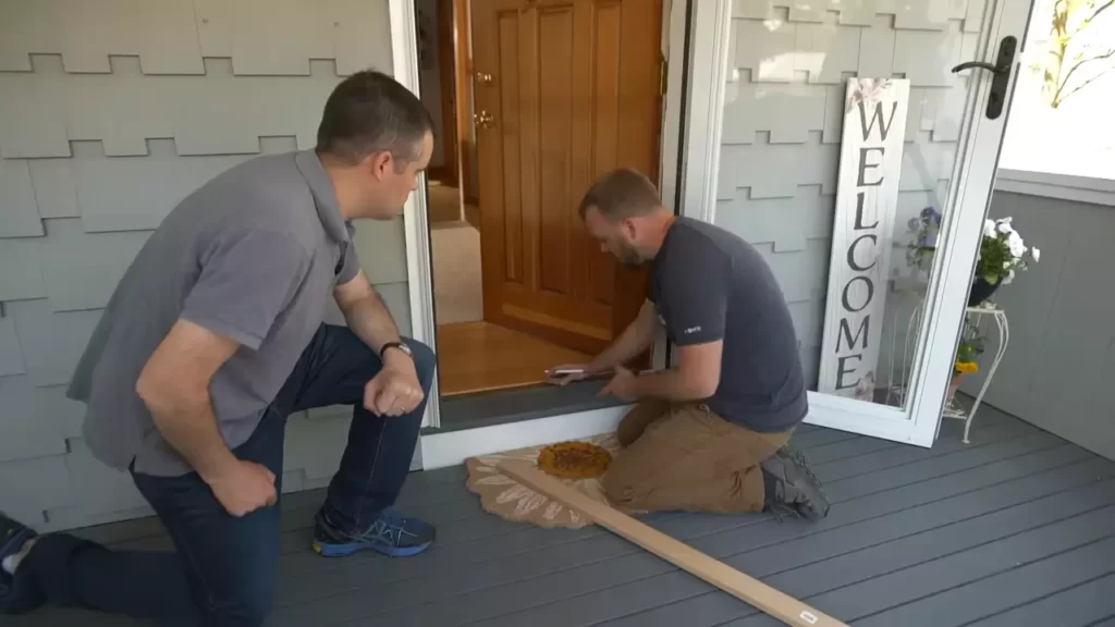 How to Install Wood Threshold