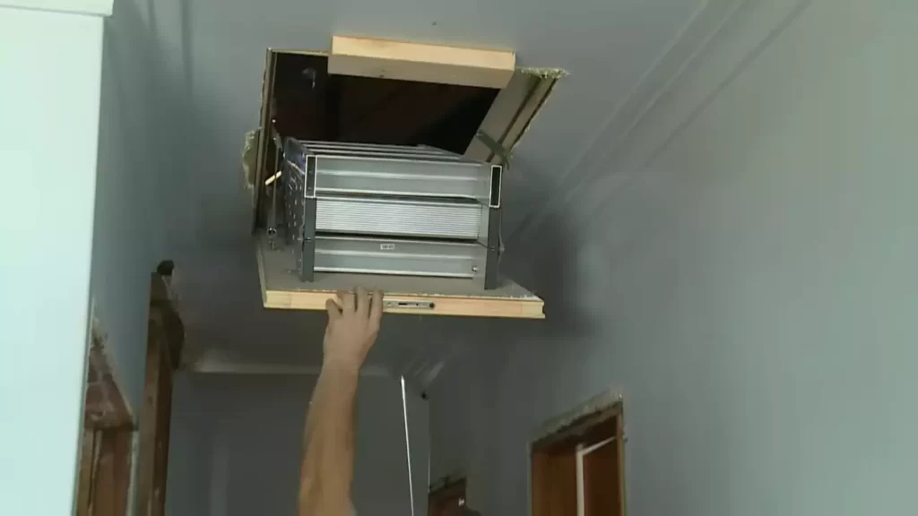 How to Install a Pull down Attic Ladder